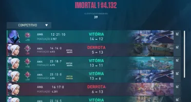 conta de valorant imortal