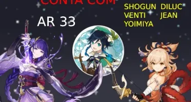 Conta Genshin Impact 5x5 Estrelas