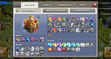 Conta Clash Of Clans Cv16//5Construtores//Entrega Automatica