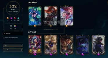 Conta League of Legends.