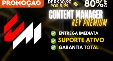 Key Content Manager - Assetto Corsa! Oferta Imperdível!