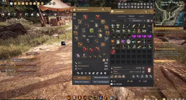 Conta Blackdesert 718 gs + barraca