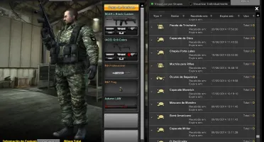 Conta COMBAT ARMS, 17 Armas Permanentes, Patente TNC 2