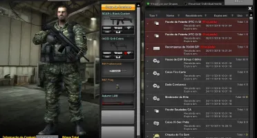 Conta COMBAT ARMS, 17 Armas Permanentes, Patente TNC 2