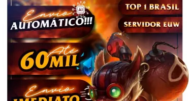 [SERVER EUW] CONTA SMURF UNRANKED ~60.000 DE ESSÊNCIA AZUL