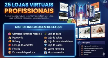 🚀 25 Lojas Virtuais Profissionais🎉🎉✔✔