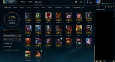 CONTA LEAGUE OF LEGENDS - DIAMANTE 4 (S8)