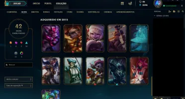 CONTA LEAGUE OF LEGENDS - DIAMANTE 4 (S8)