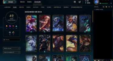 CONTA LEAGUE OF LEGENDS - DIAMANTE 4 (S8)