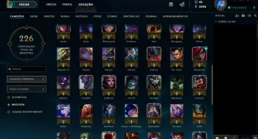 CONTA LEAGUE OF LEGENDS - DIAMANTE 4 (S8)