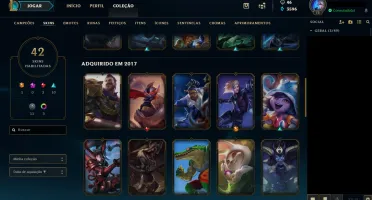 CONTA LEAGUE OF LEGENDS - DIAMANTE 4 (S8)
