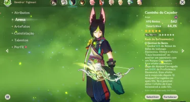 Conta Ar57 Nahida C2+arma / Tighnari+arma/Cyno/Nilou/Ganyu