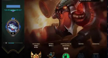 Conta 115 Campeões 106 skins Ex Platina Atual Gold 1