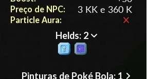 Conta Pokexgames - Nível 210 - Servidor Wind