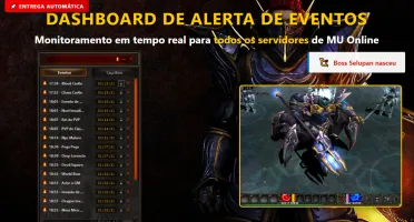 Mu Online Dashboard de Eventos