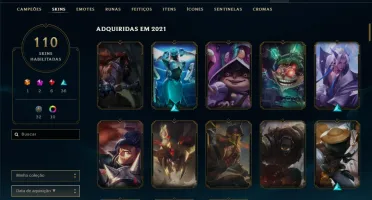 Conta D4 - MMR mestre + 110 skins
