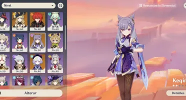 Conta de Genshin AR55 + 5 e 4 estrelas
