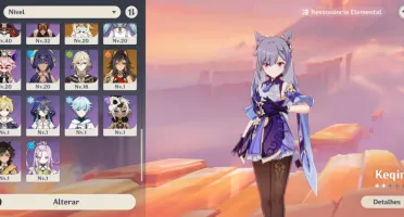 Conta de Genshin AR55 + 5 e 4 estrelas