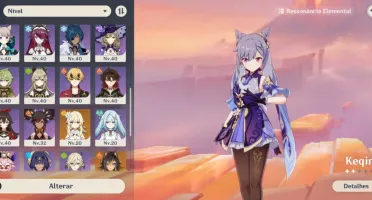 Conta de Genshin AR55 + 5 e 4 estrelas