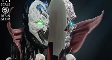 Spawn Book Holder Bust 3D STL