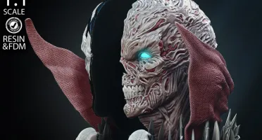 Spawn Book Holder Bust 3D STL