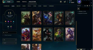 conta gold 1, 40 champs e 20 skins