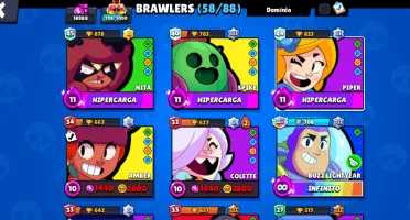 Conta Brawl stars + Clash Royale!!
