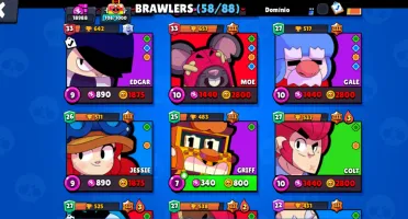 Conta Brawl stars + Clash Royale!!