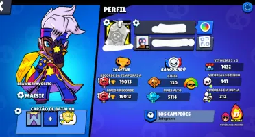 Conta Brawl stars + Clash Royale!!