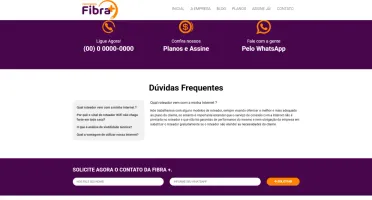 Site pronto para Provedor de internet em PHP