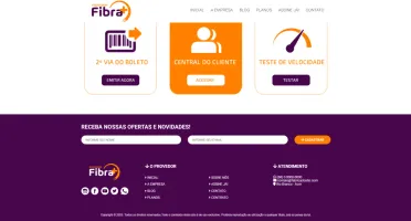 Site pronto para Provedor de internet em PHP