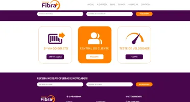Site pronto para Provedor de internet em PHP