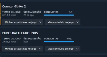 Conta Steam 11 Anos Serviço, Cs2 2014, Pubg E Varios Jogos!