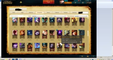 vendo conta league of legends