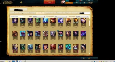 vendo conta league of legends