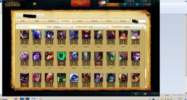 vendo conta league of legends