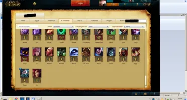 vendo conta league of legends
