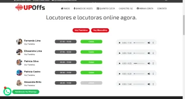 Site para Locutores em PHP
