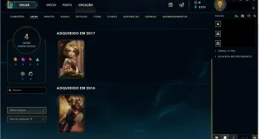 Conta de League of Legends Ouro 4