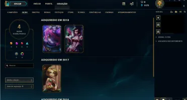 Conta de League of Legends Ouro 4