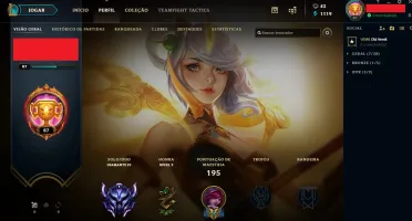 CONTA LEAGUE OF LEGENDS - 116 CHAMP - 97 SKINS - DIAMANTE