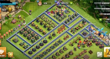 Clash of Clans Cv14 full (menos armadilhas e muros)