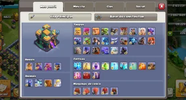 Clash of Clans Cv14 full (menos armadilhas e muros)