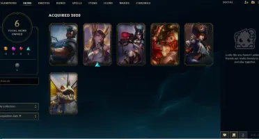 Conta LOL Diamante 4 - 29 Champ - 6 Skins WR Alto