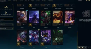 Conta LOL Diamante 4 - 29 Champ - 6 Skins WR Alto