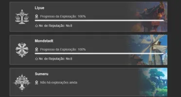 Conta Genshin Impact - AR55 - Parada há um tempo