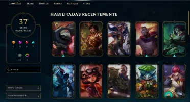 Conta de LOL lvl 58, Season 7 Platina 4.