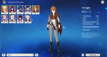 [AR7] Tartaglia + Razor + Ningguang 1 constelação