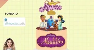Arquivo De Corte - Topo De Bolo - Aladin