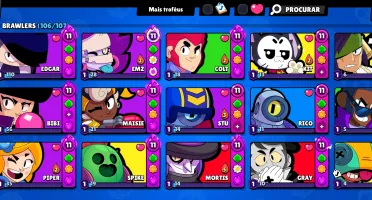 Conta de brawl stars